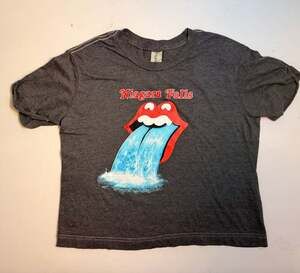 The Rolling Stones‎ Niagara Falls Waterfall Tongue Graphic T-Shirt